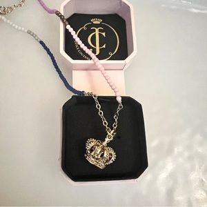 J. CREW Crown Necklace. VINTAGE beaded chain.